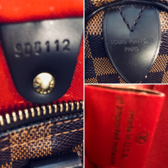 SOLD🔥AUTH LV EXCELLENT DAMIER EBENE SPEEDY 30🔥 - Picture 3 of 8